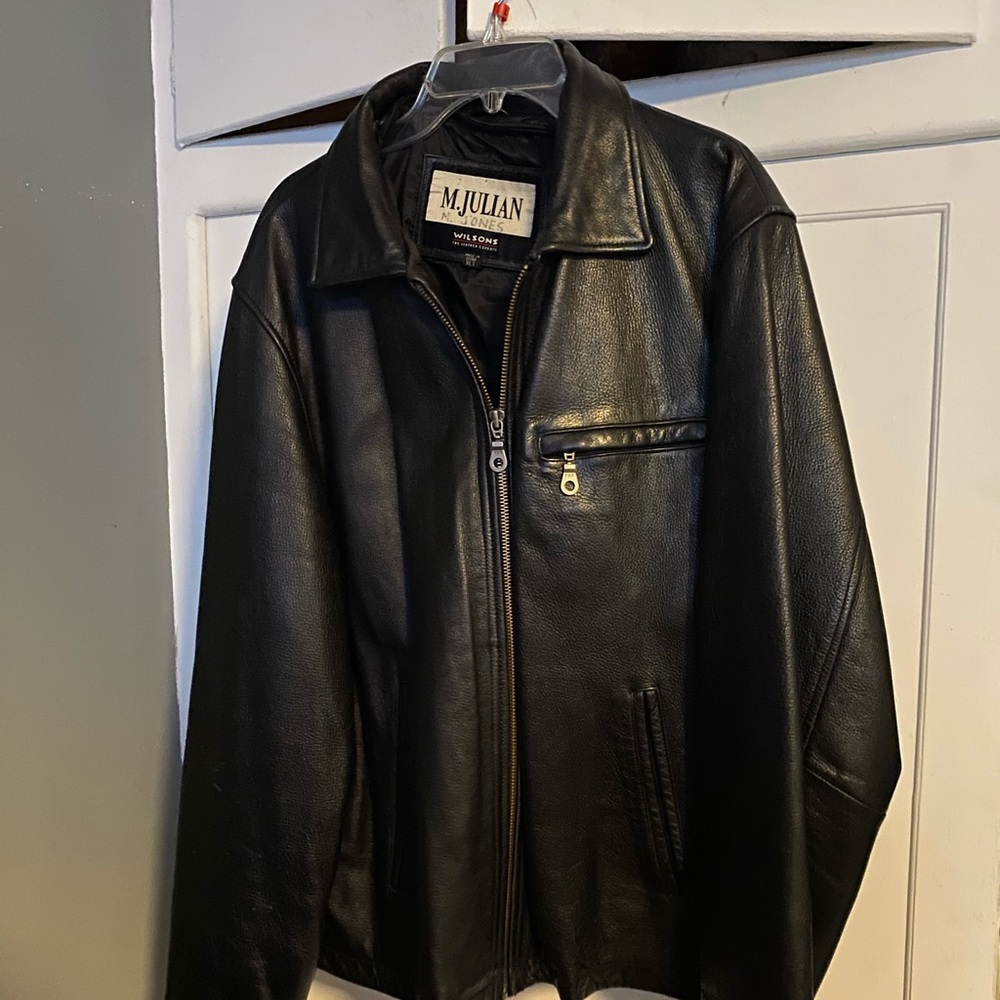 Wilson’s Black Leather XLT jacket